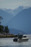 Princess Louisa Trip, 07-10 043 Anchorage at Kinechin Islets, Salmon Inlet, off of Sechelt Inlet