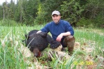 Scott and our bear taken in Cascade Falls bay, Prince William Sound AK