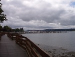 Boardwalk along shoreline, Poulsbo