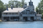 One of many huge house/boathouse in the 1,000 Islands