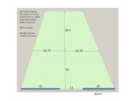 V berth dimensions including helm and co-captain wall and pass-thru measures