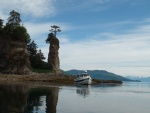 Chimney rock by Port Fredrick very near Neka Bays