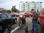 9-11 Bremerton 
Bill & Joe motorcycle 
trailer preparation