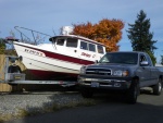 The 22 Cruiser and the Tundra tow vehicle.