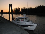 SunSet Mystery Bay State Park. After 2nd VHF,GPS mod and before hailer/horn addition.