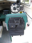 Case Logic seat back caddy under $20. Installed one on each seat.