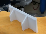 Starboard shelf for electronics