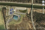 Mid-Lakes marina from Google Earth.  Image taken in winter when Eire Canal is 
