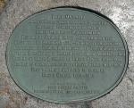 Plaque on entrance to Fort Owsego.  Pretty good summary of history.