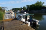Many small towns on the western half of the Canal have low docks, restrooms & power either free or a reduced costs.