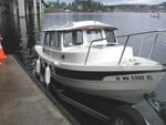 First Time Wet, Mercer Island Boat Launch, Lake Washington, 2-15-03