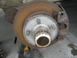 Highlight for Album: Oil bath wheel bearing service.