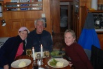Dinner aboard Tootsie Too in Elfin Cove