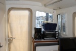 Boat Interior sunbrella shade window covering