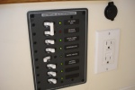 2 additional breakers added to panel
Now each outlet has its own breaker