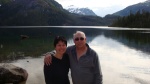 The wife and I at Baranof lake SE Alaska