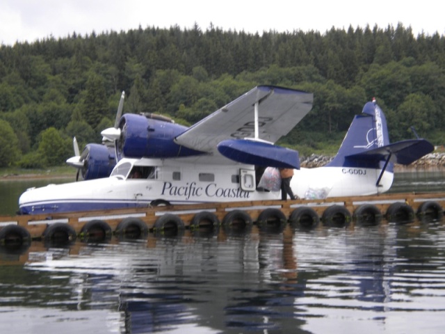 A Grumman Goose. One of a fleet of 7. The largest fleet in the world of these.