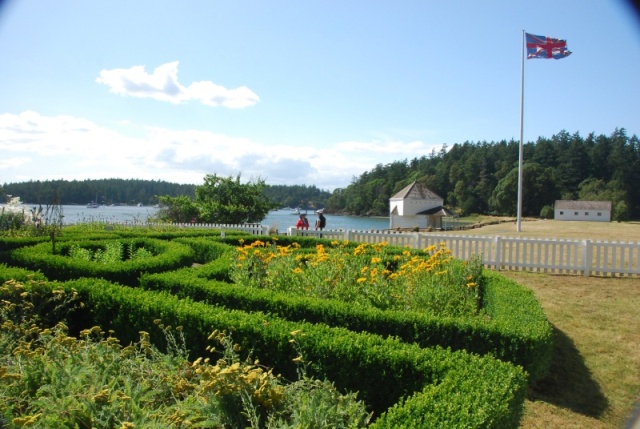 English Camp formal Garden, San Juan Island