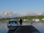 Getting ready to leave Jackson Lake great people here, beautiful lake. August 16th 2011