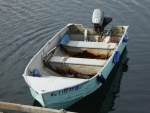 This skiff has been here for years. Always makes me wonder about the long term viability of aluminum in saltwater. The seats have nearly disintegrated.