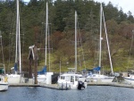 Sunday afternoon. Surrounded by sailboats.