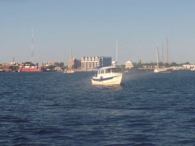 ALMA'S ONLY anchored off of Hospital Point, Portsmouth, VA adjacent to Mile Marker Zero