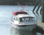 (Pat Anderson) Daydream at Eddie Vine Boat Launch, Shilshole, Ready to Cross to Blakely Harbor4-21-06
