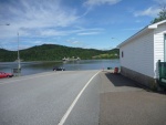 waiting for the cable ferry at Gondola Point New Brunswick to get over to Kingston N.B.