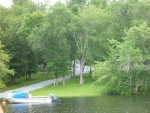 Gravel ramp into Kingston Creek from our friends property. We launched here. The other boats launched on Belleisle bay at the Belleisle marina