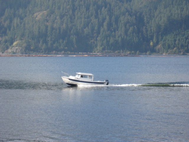 Kerri On delivery trials Alberni Inlet