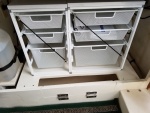 Under galley storage system-installed Spring 2017