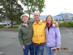 June 2014, Cap Sante Marina:
Joe, Bill and Dana