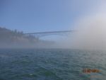 Deception Pass, still foggy 
at 11am