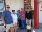 Friday evening after supper & ice cream: Russ & Toni, Patti, Joe, Robbin & Fred