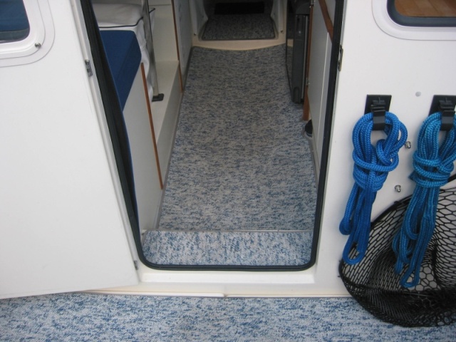 Removable marine grade beber carpet.