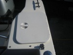 New stern lazerette hatch covers