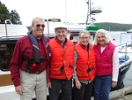 10 June Bedwell Harbor - Barry & Patti (C-Cakes) with Joe & Ruth (R-Matey)