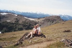 Cynthia & Erin Hike between Hurricane Ridge and Obstruction Point