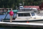 Hood Canal, Apr 30 - May 04, 2012 017 Pleasant Harbor.  Surprisingly windy, but the water is flat inside Pleasant Harbor.
