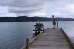 Hood Canal, Apr 30 - May 04, 2012 027 The dock at Twanoh State Park.  No one else at the dock, or on the bouys. 