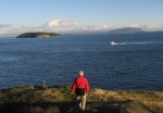 Johnston Point looking east, Matia Island in background