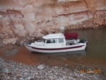 Comfy in the cove at Bull Frog, Lake Powell 2012