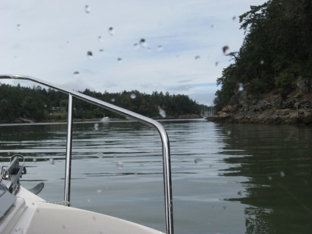 entering Silva Bay from south narrow cut 