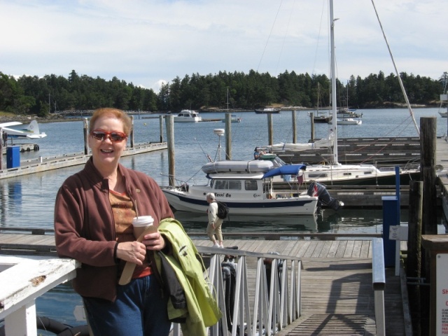 Carolyn at Silva Bay