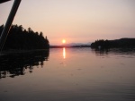 Dunsmuir Island sunset