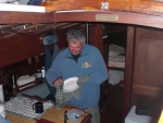 Martin relegated to galley clean-up.