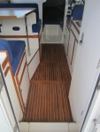 Custom Teak Cabin Floor