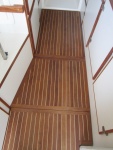 Custom 3_Section Teak Cabin Floor