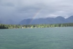 Rainbow over Flathead Lake, Montana