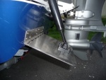 Port Trim Tab repaired and no longer leaks.  Total cost of U-seal $5.35, having a trim tab that no longer leaks, priceless!